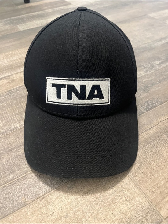 TNA Accessories - TNA Black Baseball Cap with White Logo Patch